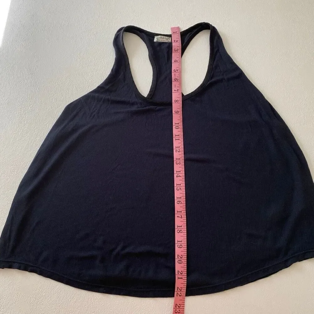 Free People Intimately Navy Blue Racerback Tank Top Women’s Size S